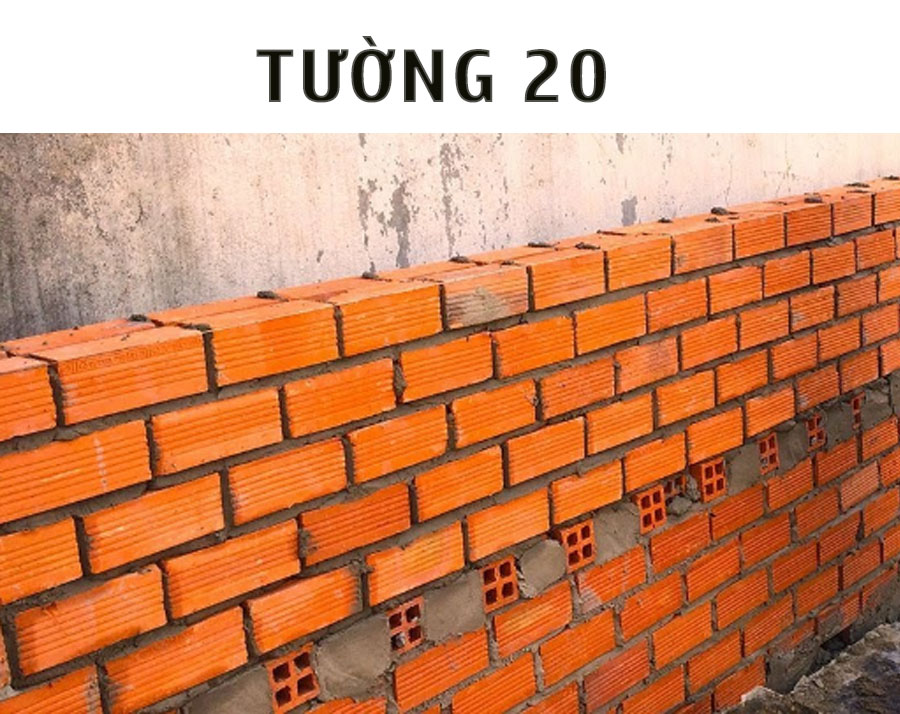 Xây tường 20 (200mm)