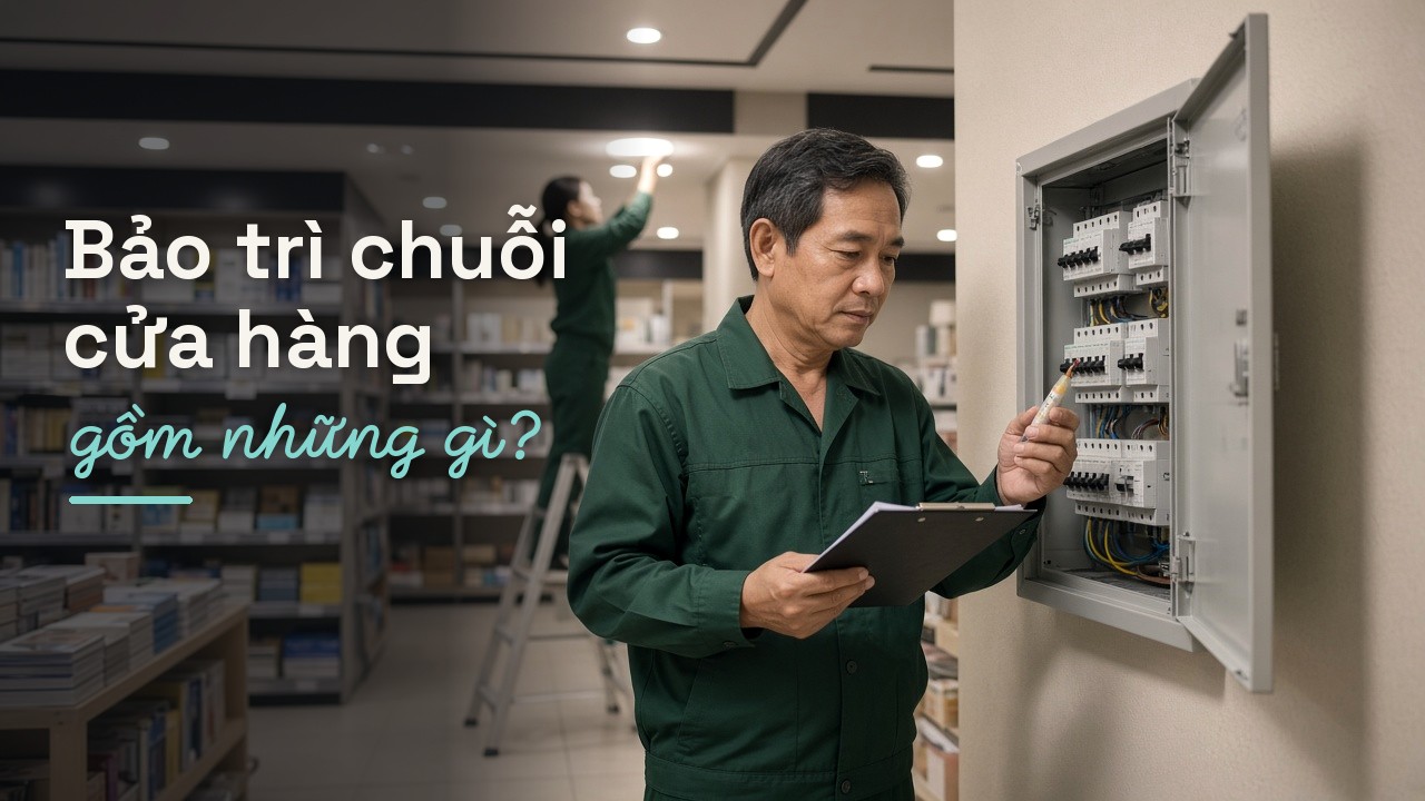 Dịch vụ bảo trì định kỳ cho chuỗi cửa hàng gồm những gì?