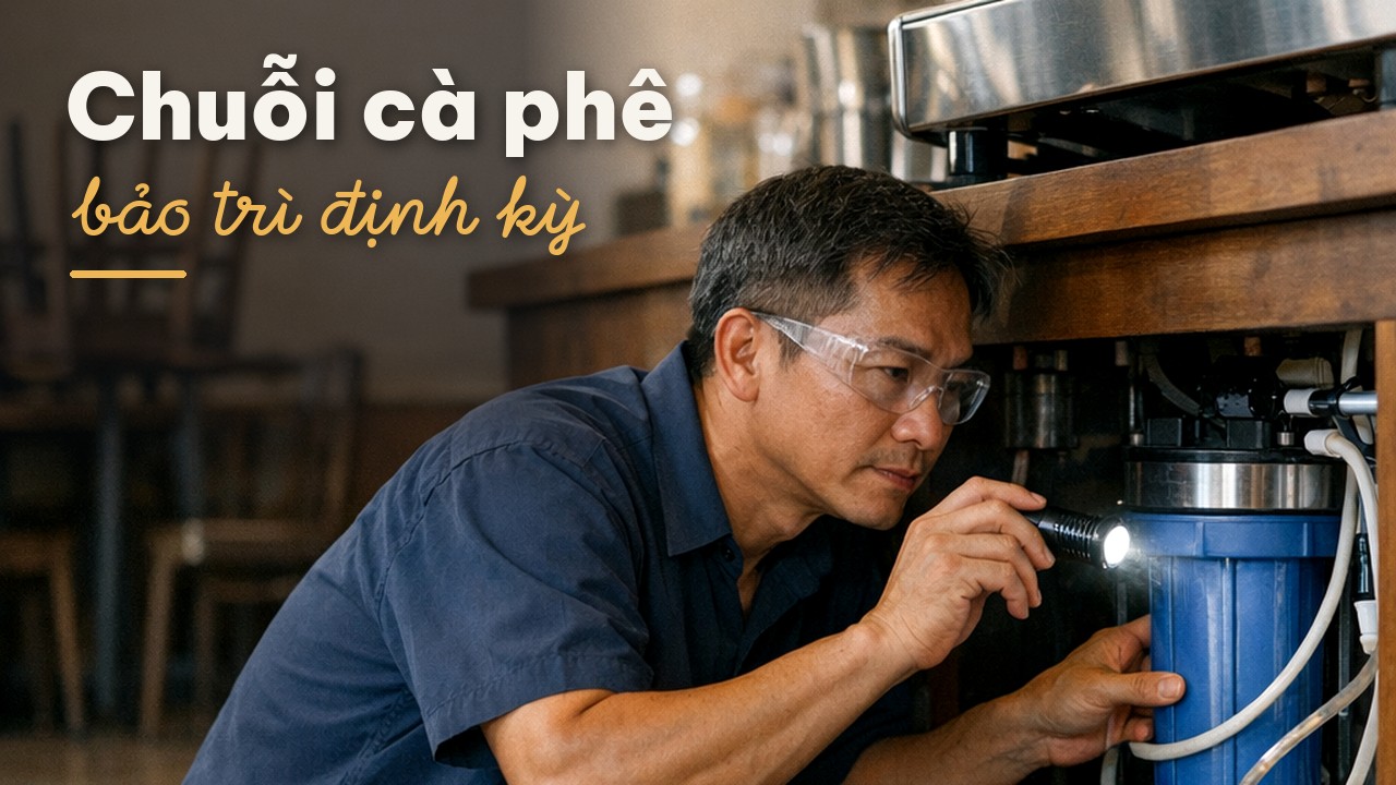 Dịch vụ bảo trì định kỳ cho chuỗi quán cà phê: Làm gì, khi nào?