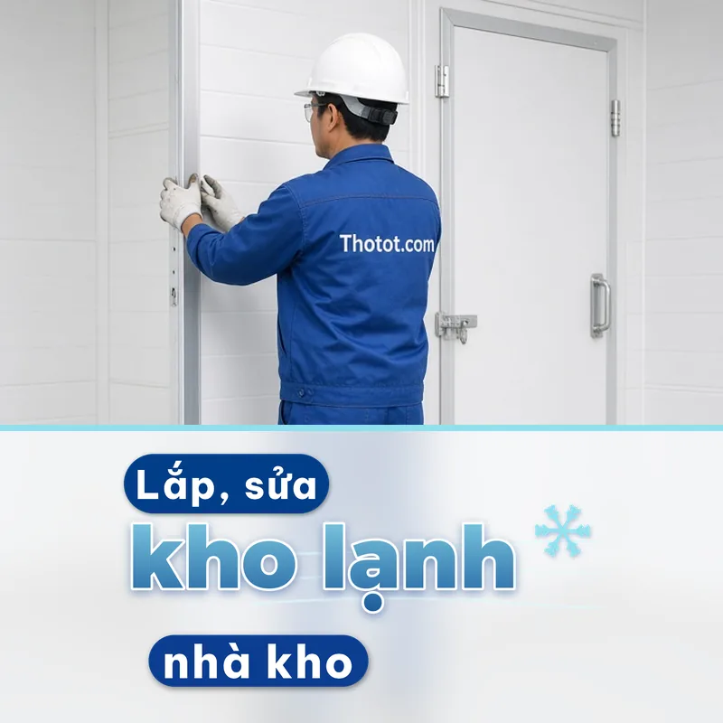Lắp, sửa kho lạnh nhà kho