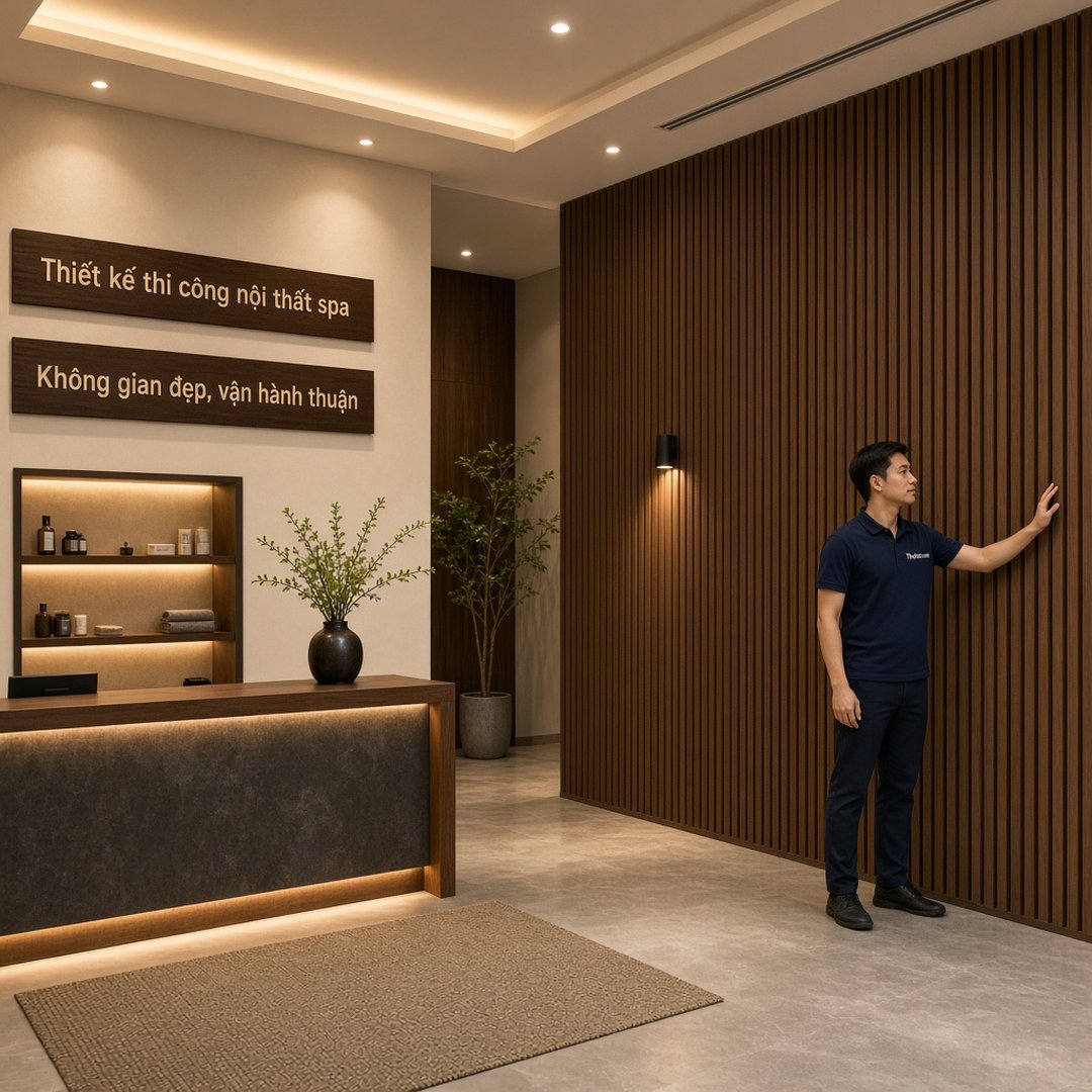 Thiết kế thi công nội thất spa