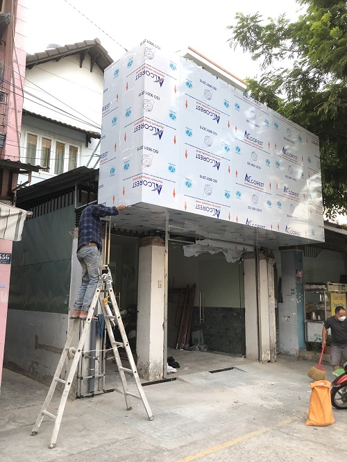 Báo giá thi công mặt tiền