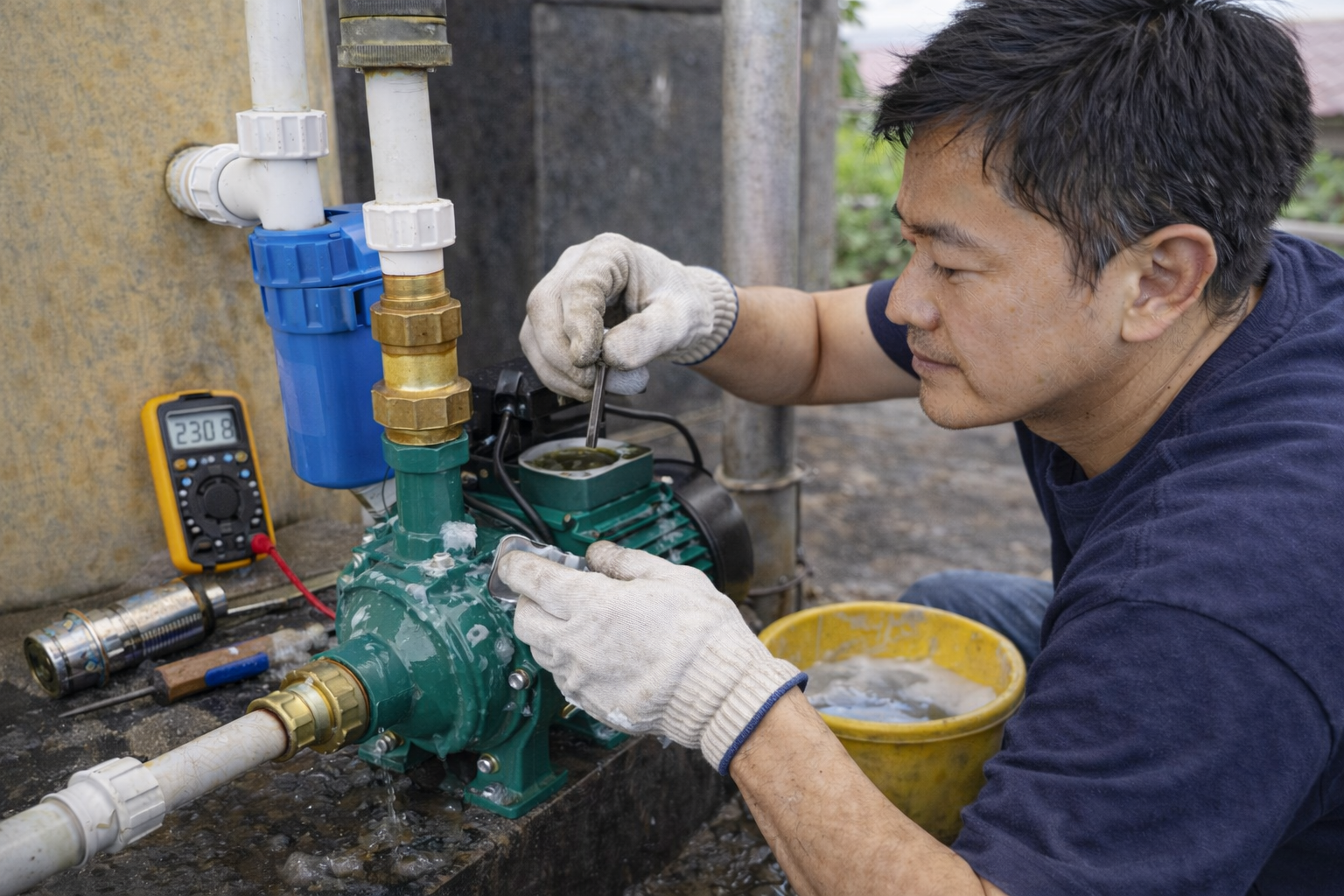 Bảo trì máy bơm định kỳ