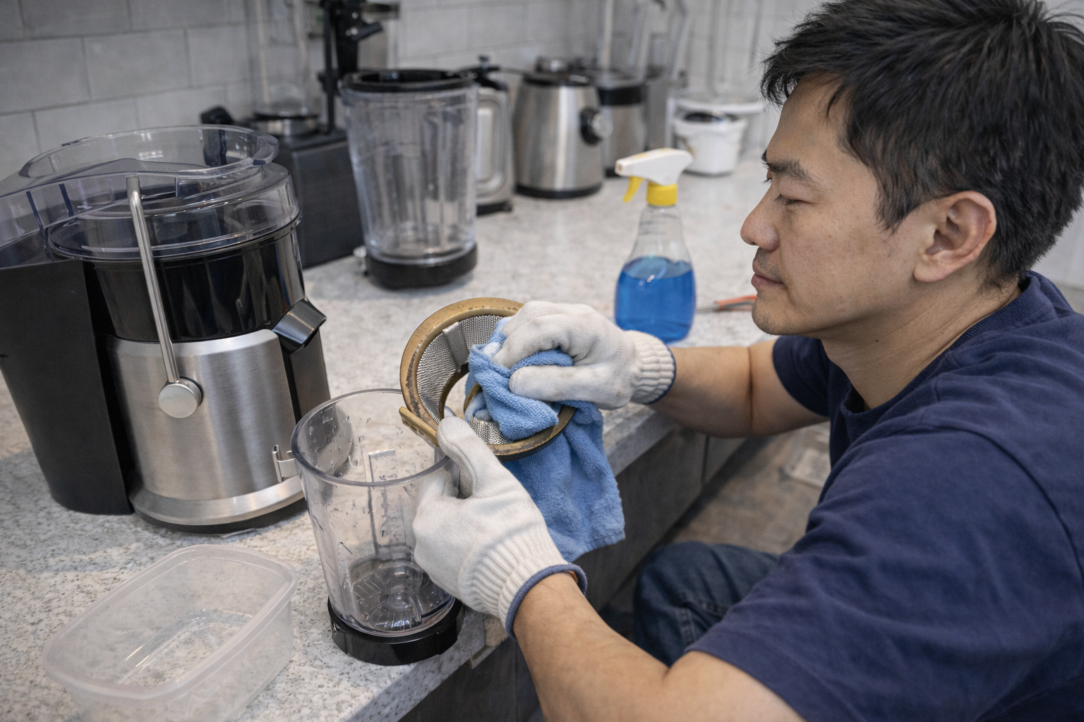 Bảo trì – vệ sinh máy ép, máy xay