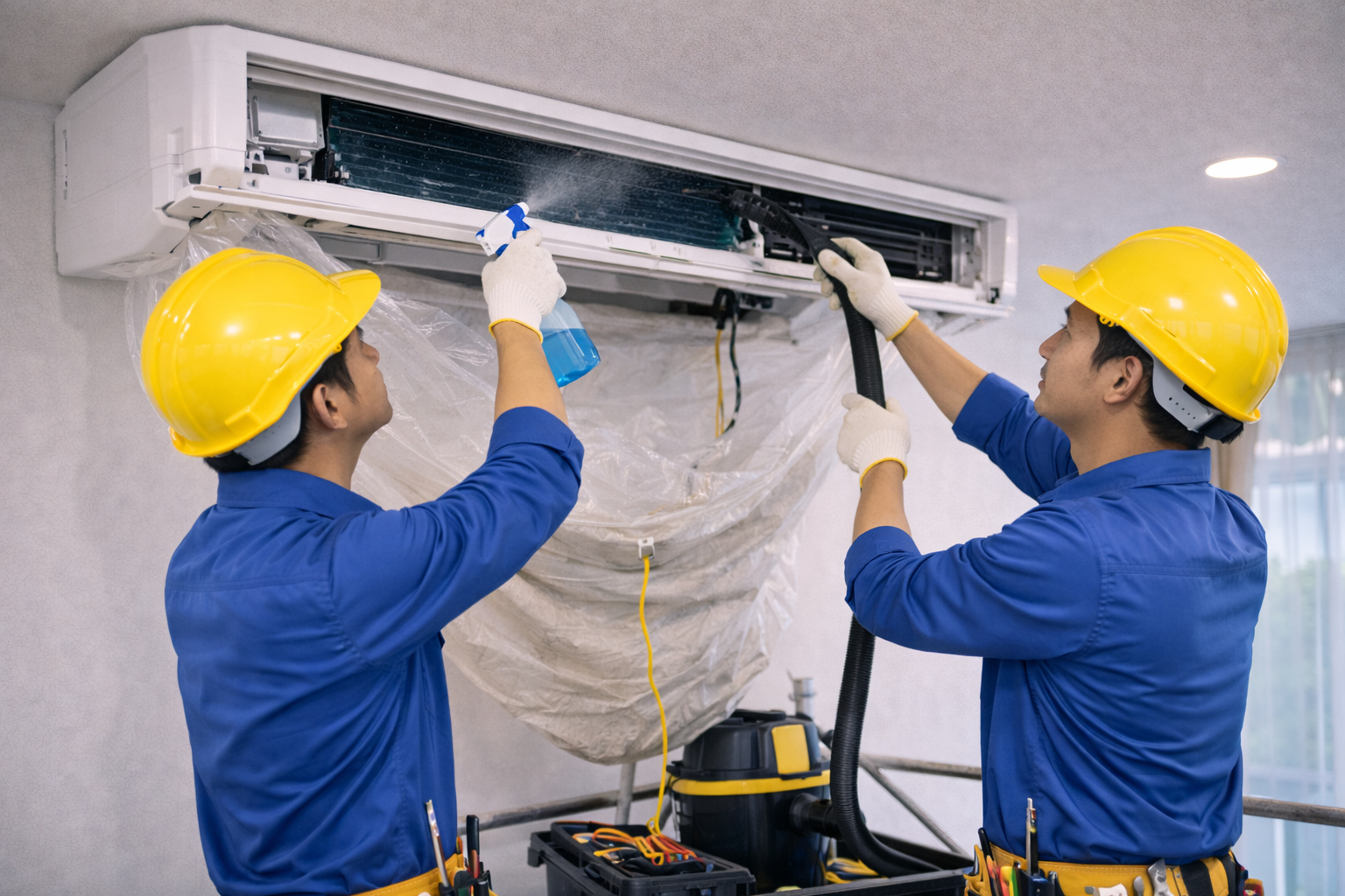 Bảo Trì – Vệ Sinh Máy Lạnh Áp Trần | Hoạt Động Ổn Định – Bền Lâu