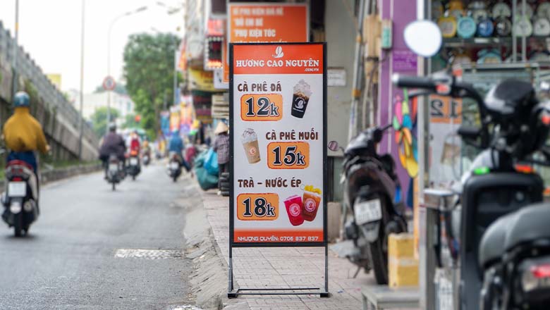 Biển đứng 2 mặt