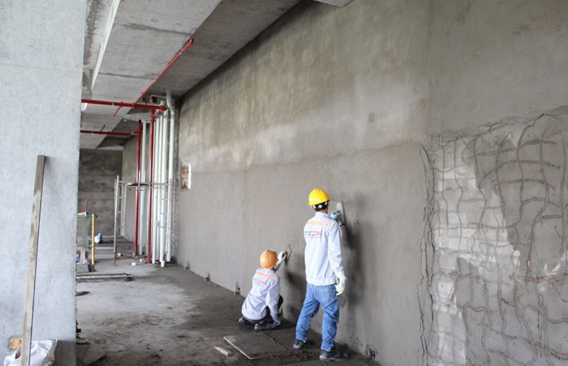 Định mức vật tư tô tường