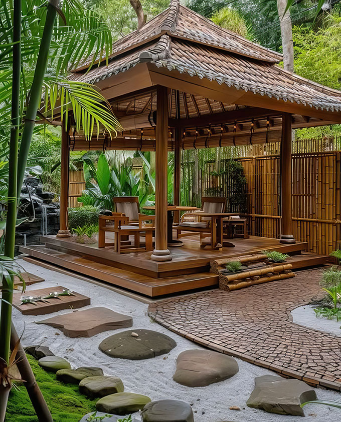 Đo đạc chòi sân vườn