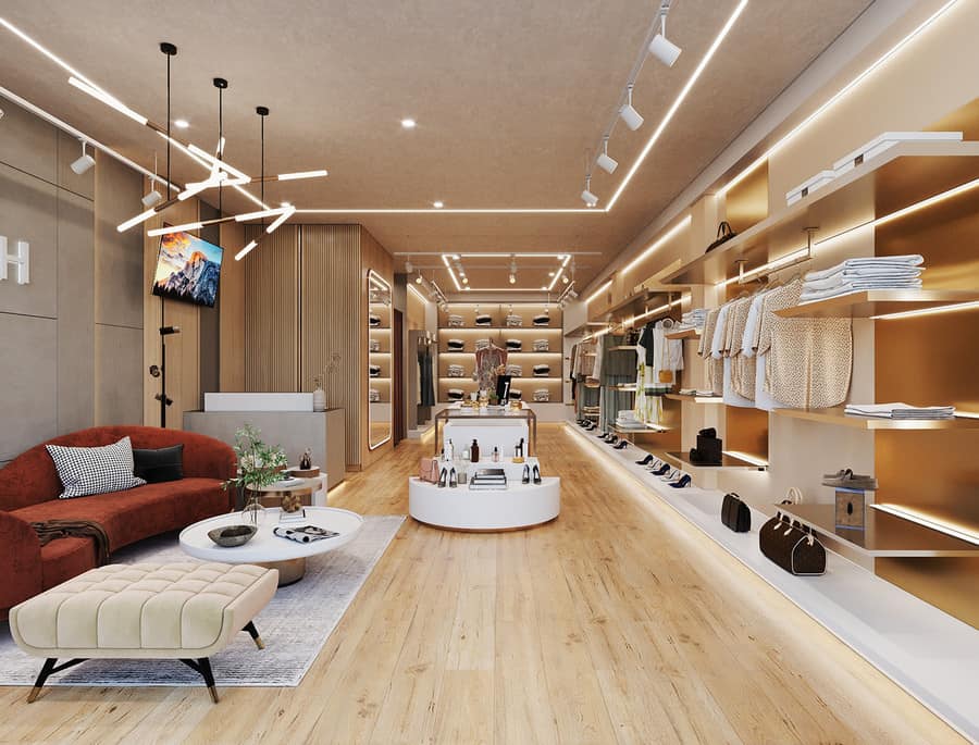 Đo đạc nội thất cửa hàng