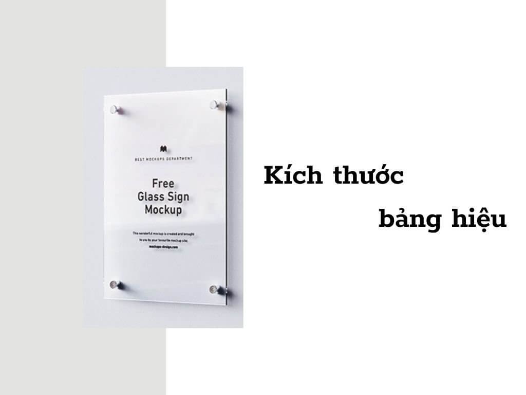 Đo kích thước biển đứng