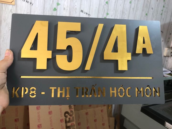 Đo kích thước biển trong nhà