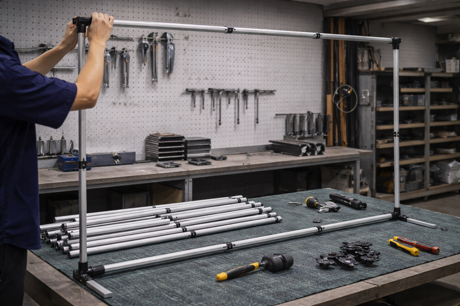 Gia công khung backdrop – Chắc chắn, đúng kích thước