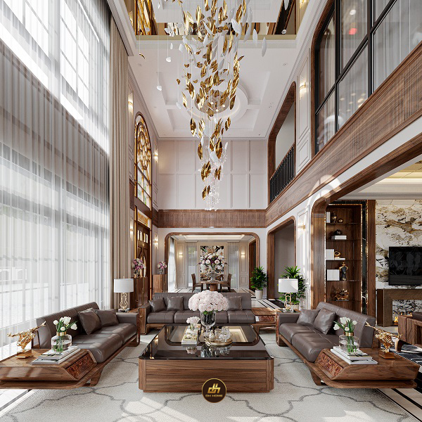 Gia công nội thất gỗ biệt thự