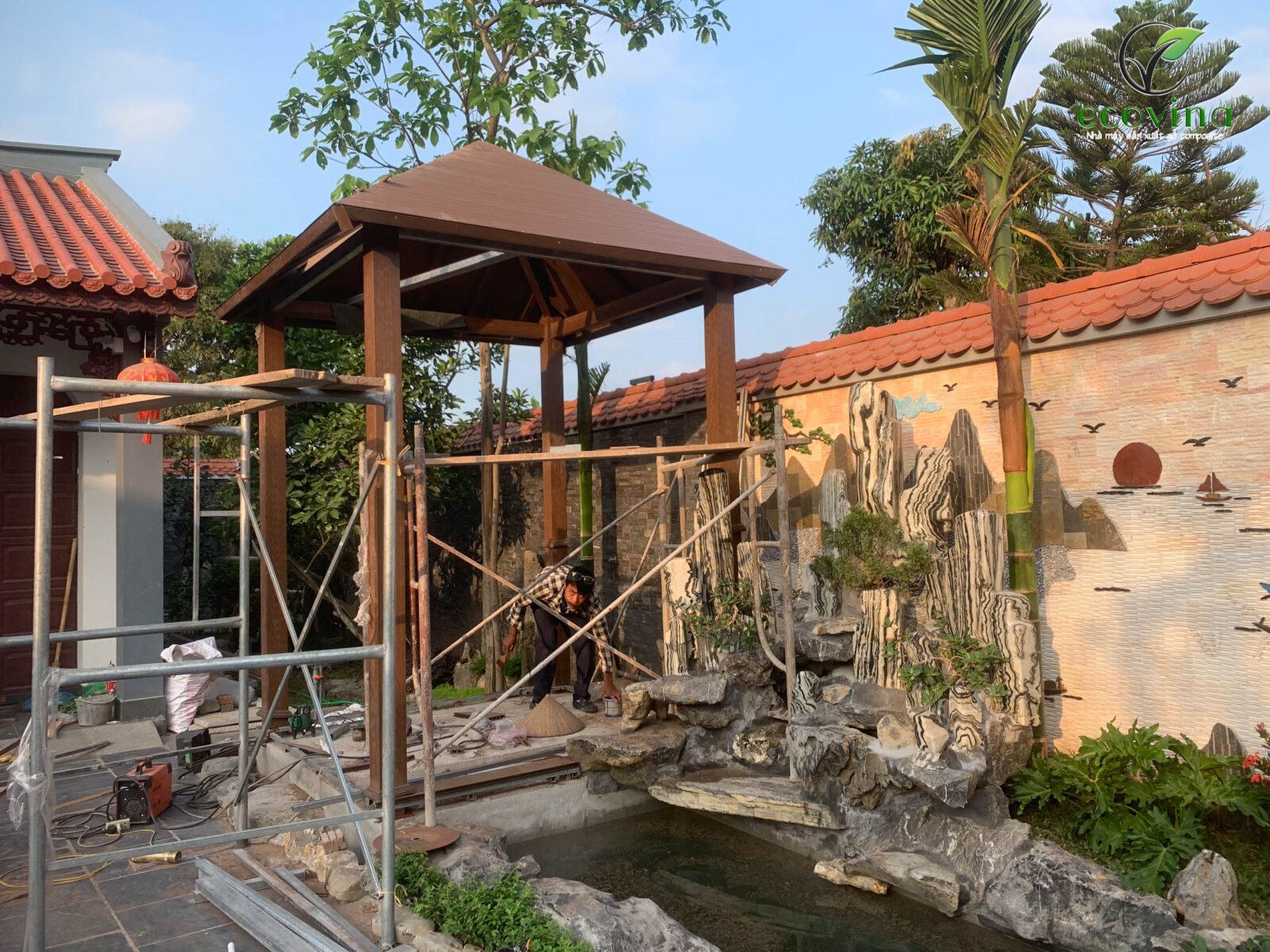 Khảo sát thi công chòi sân vườn