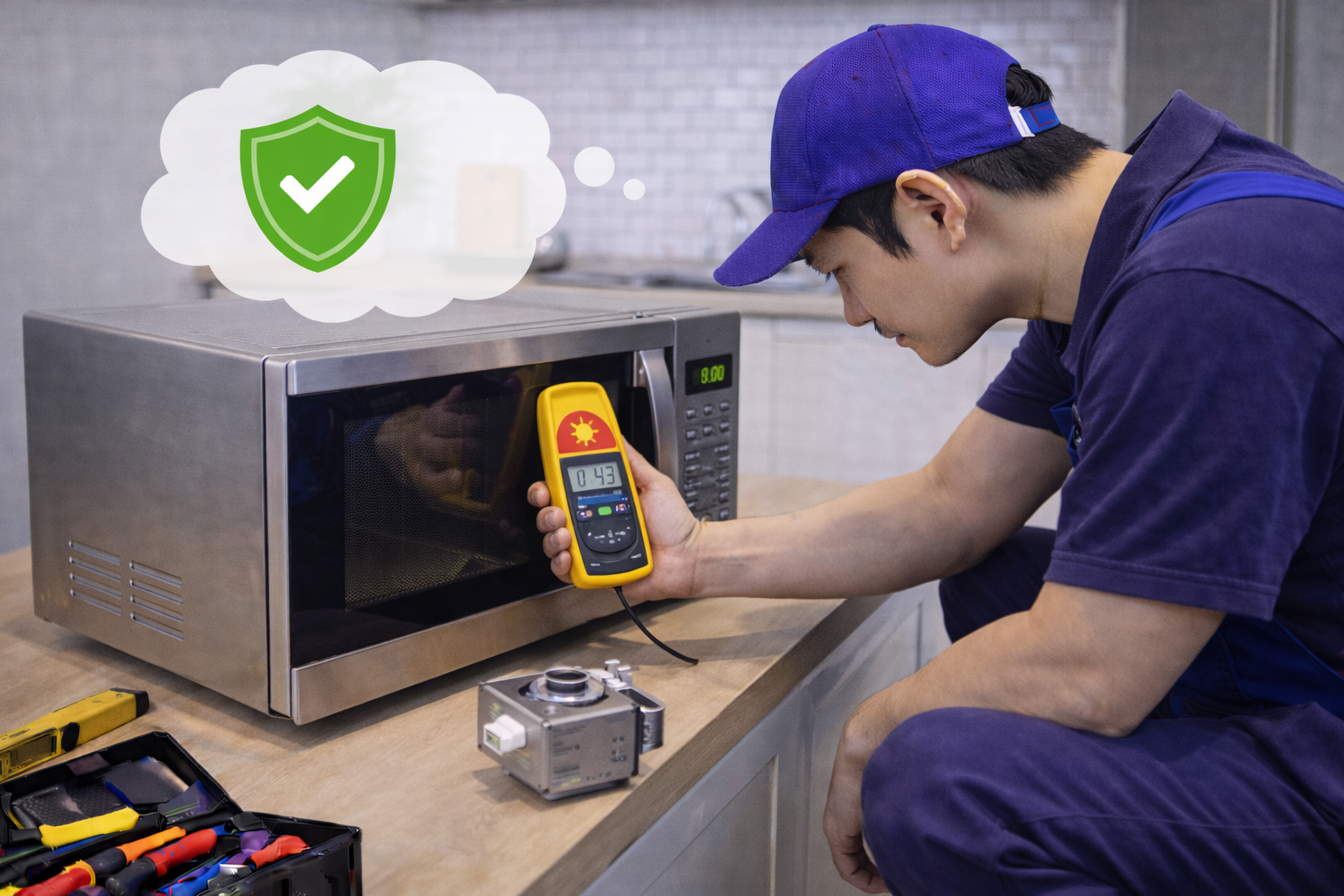 Kiểm tra an toàn lò vi sóng