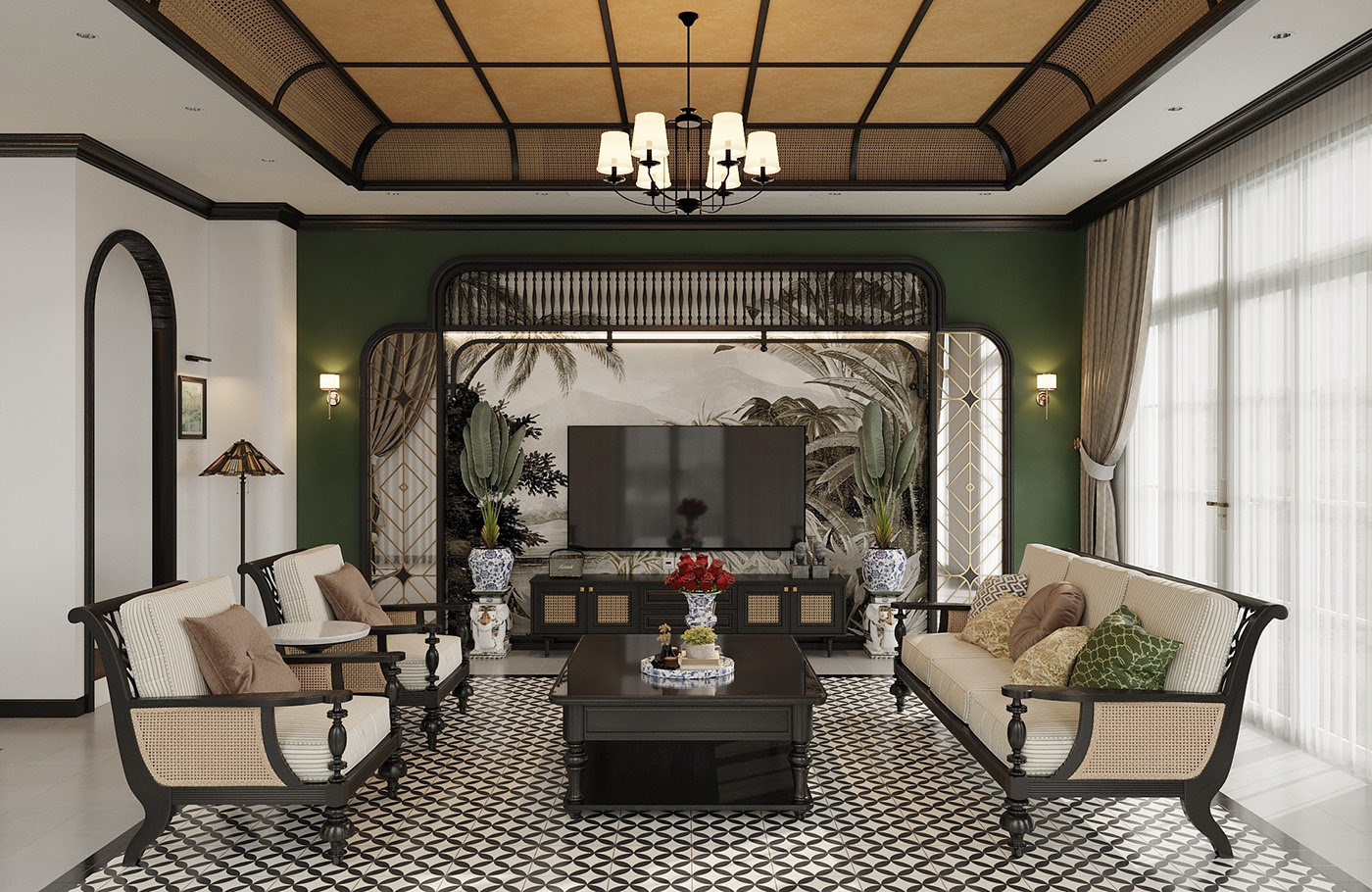 Làm mới nội thất biệt thự