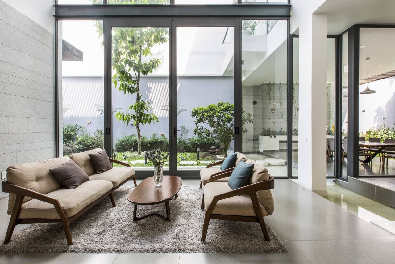 Làm mới nội thất nhà vườn