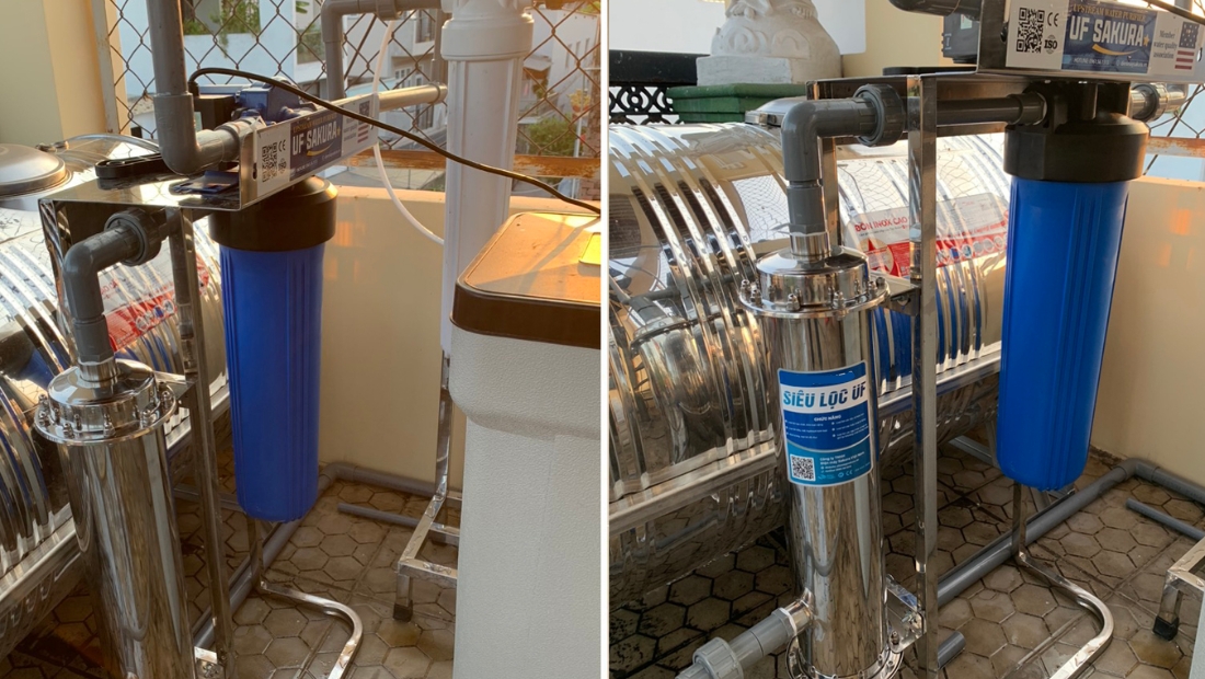 Làm sạch hệ nước căn hộ