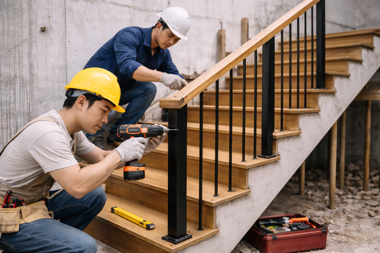 Lan can – tay vịn cầu thang