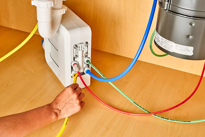Lắp cấp nước nhà bếp căn hộ