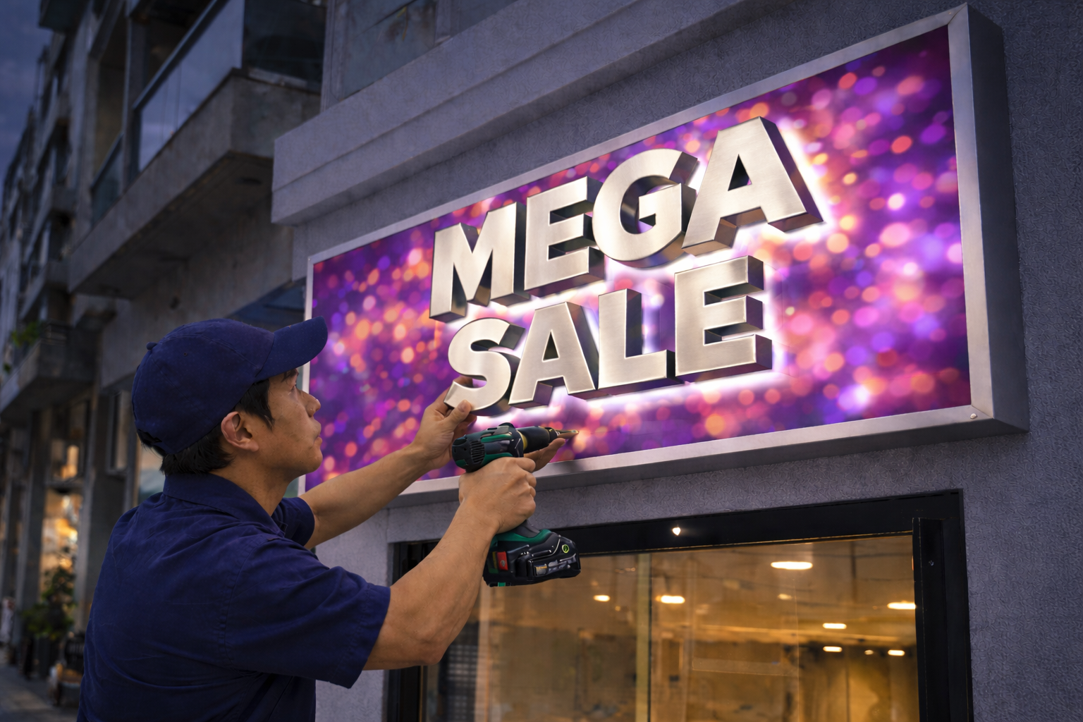 Lắp đặt bảng hiệu inox sang trọng, bền đẹp, chuyên nghiệp