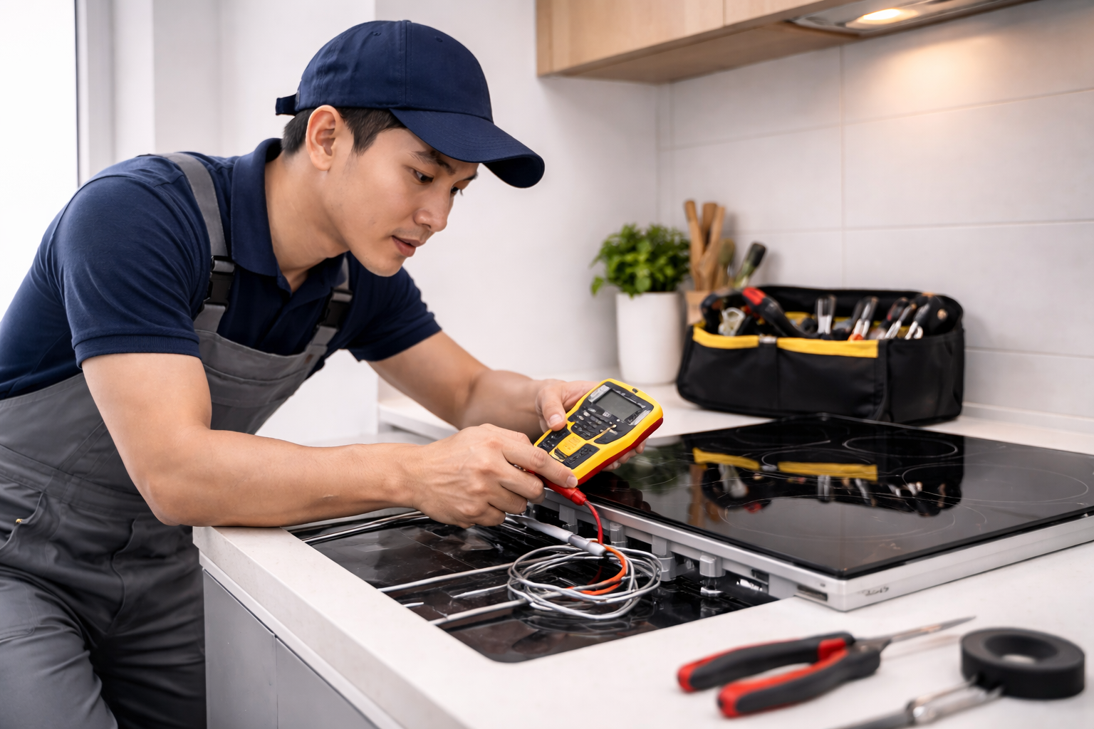 Lắp đặt bếp điện – bếp từ