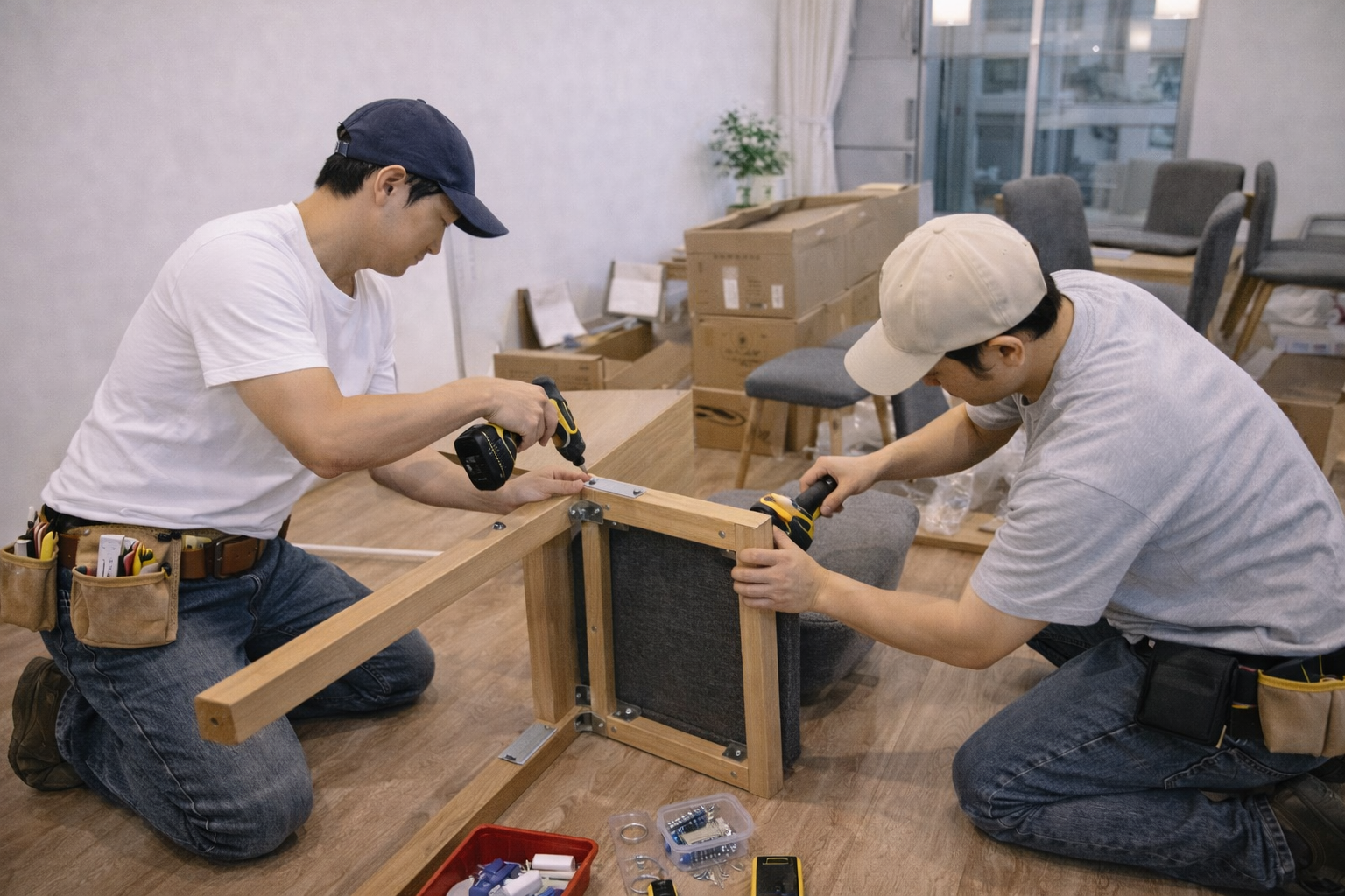 Lắp đặt nội thất phòng ăn