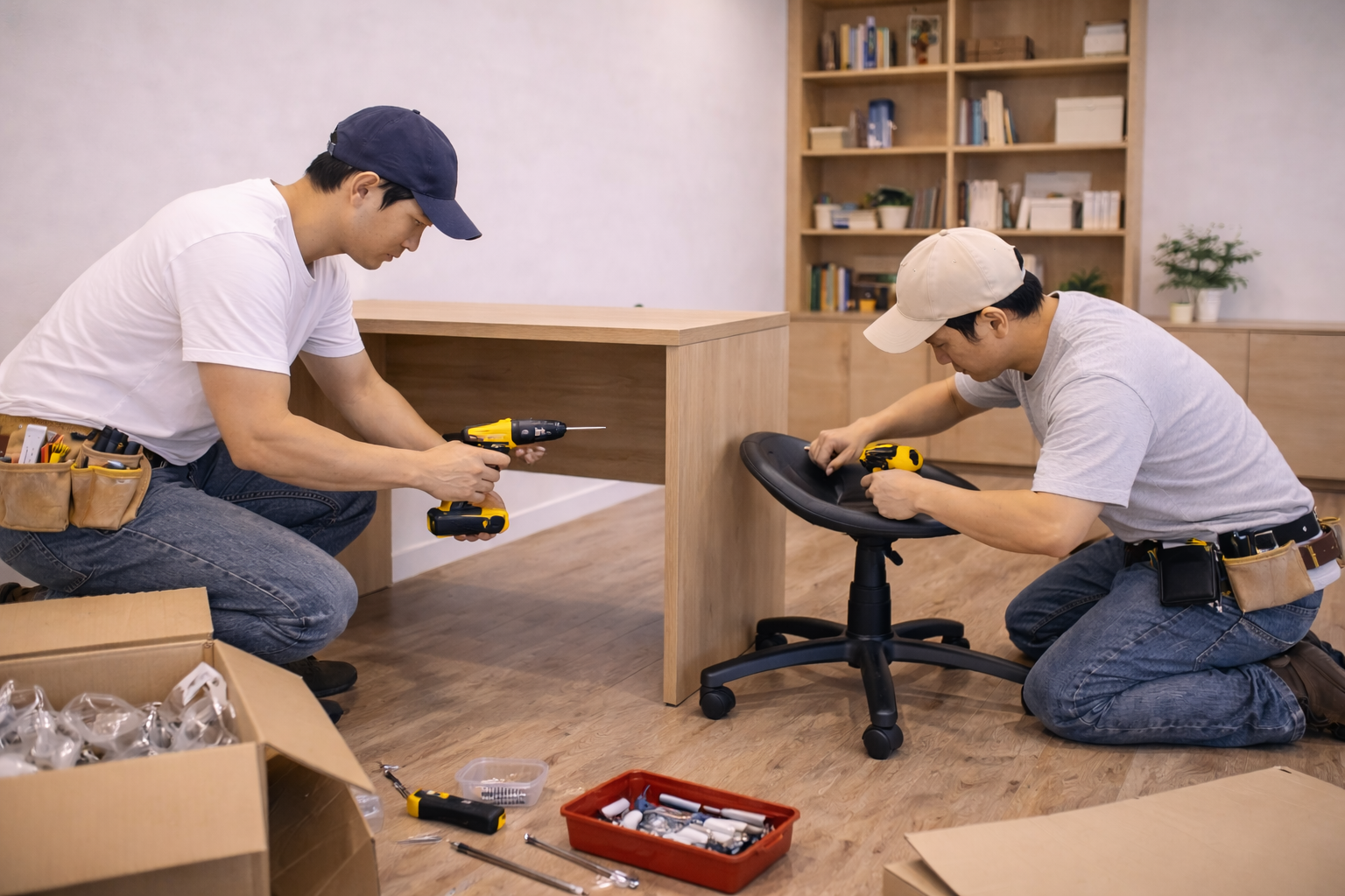 Lắp đặt nội thất phòng làm việc