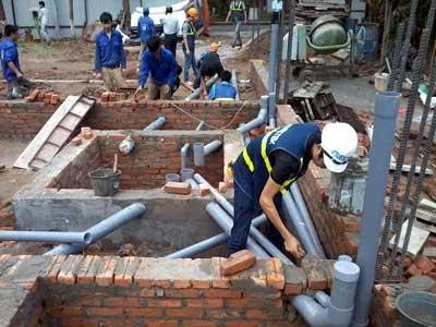 Lắp đường cấp nước căn hộ
