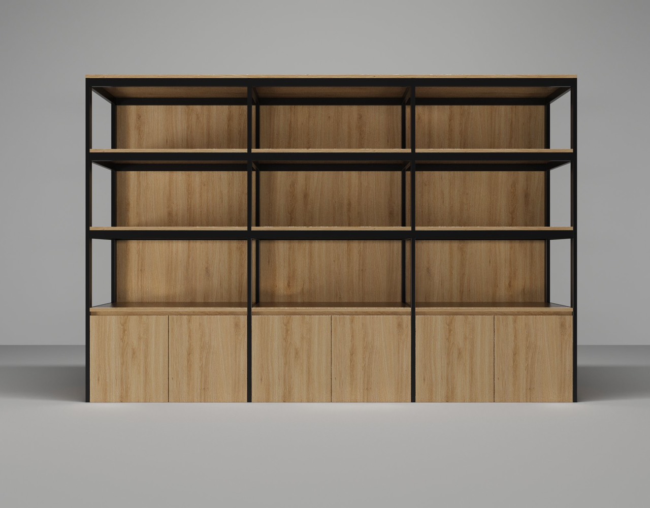 Lắp kệ trưng bày cửa hàng