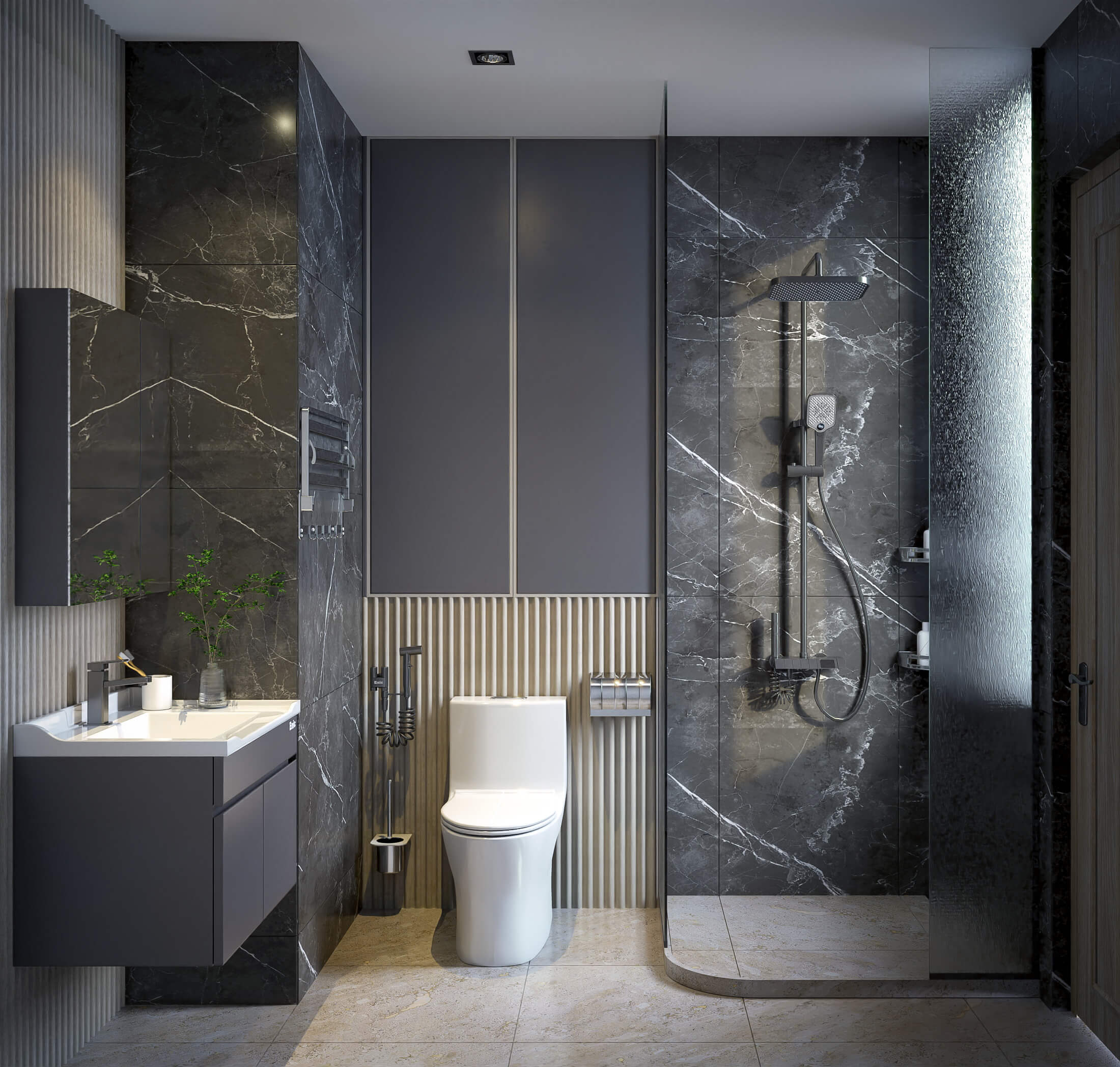 Lắp lavabo nhà tắm căn hộ