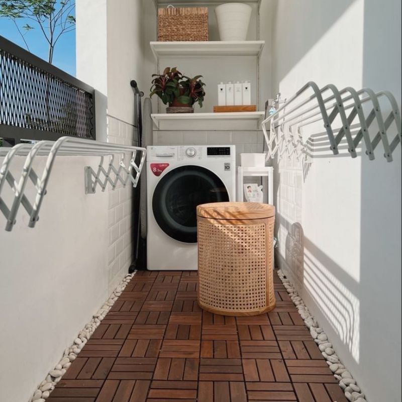 Lắp máy giặt ban công