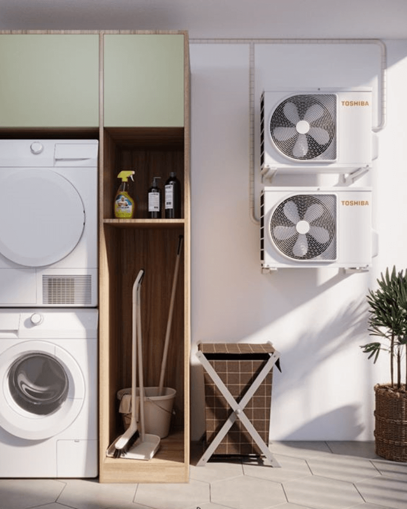 Lắp máy sấy ban công