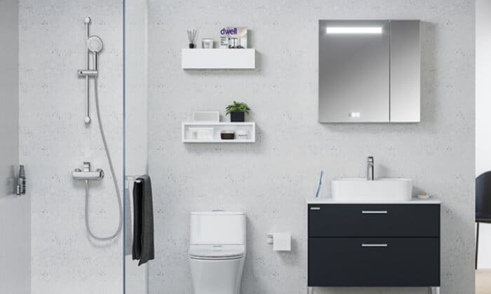 Lắp phụ kiện nhà tắm căn hộ