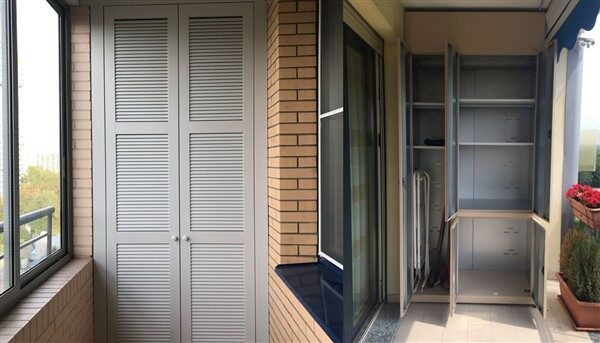 Lắp tủ ngoài trời ban công