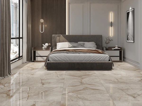 Lát gạch phòng ngủ căn hộ