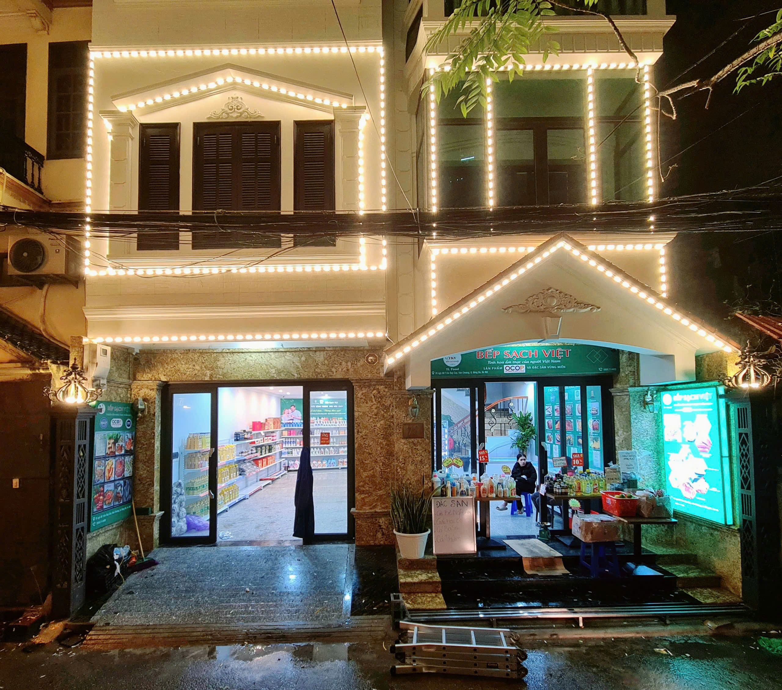 Mặt tiền led dây