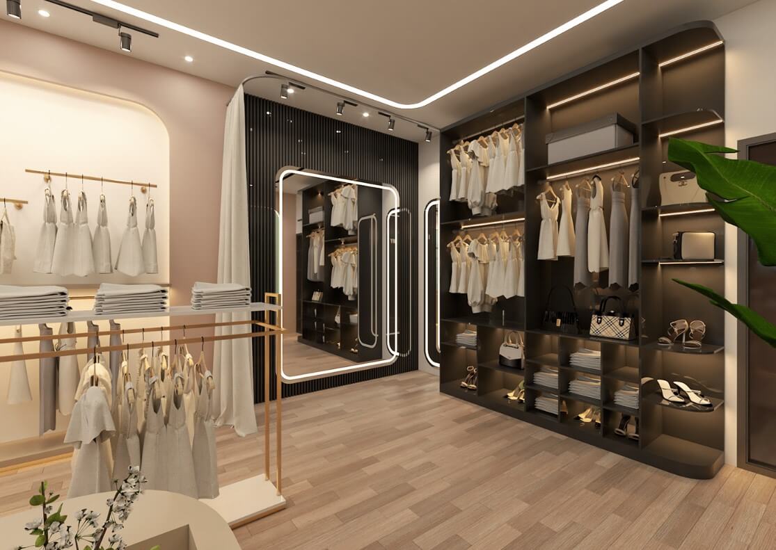 Nâng cấp nội thất cửa hàng