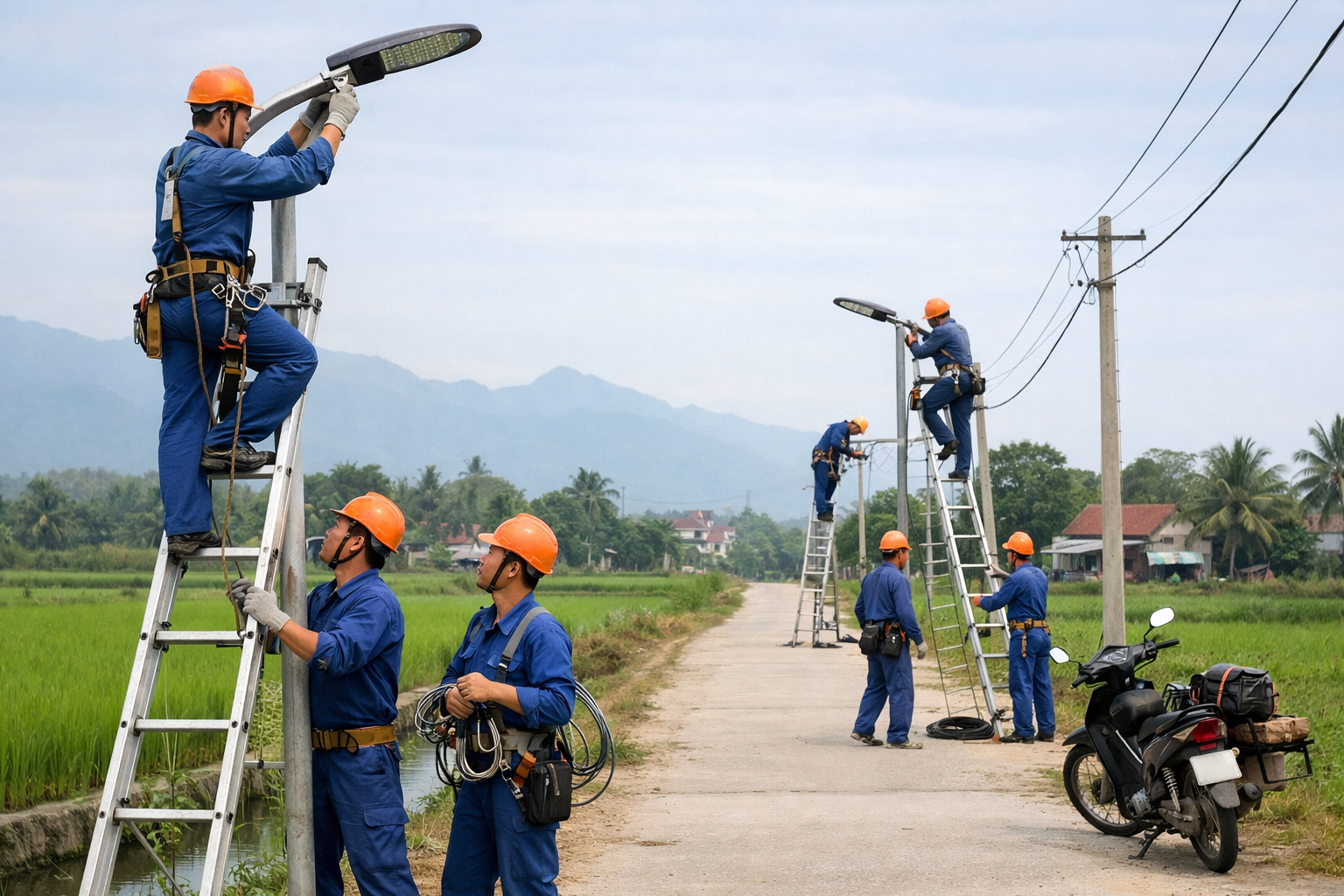 Nhân Công Thi Công Đèn Không Bao Vật Tư | Thotot.com