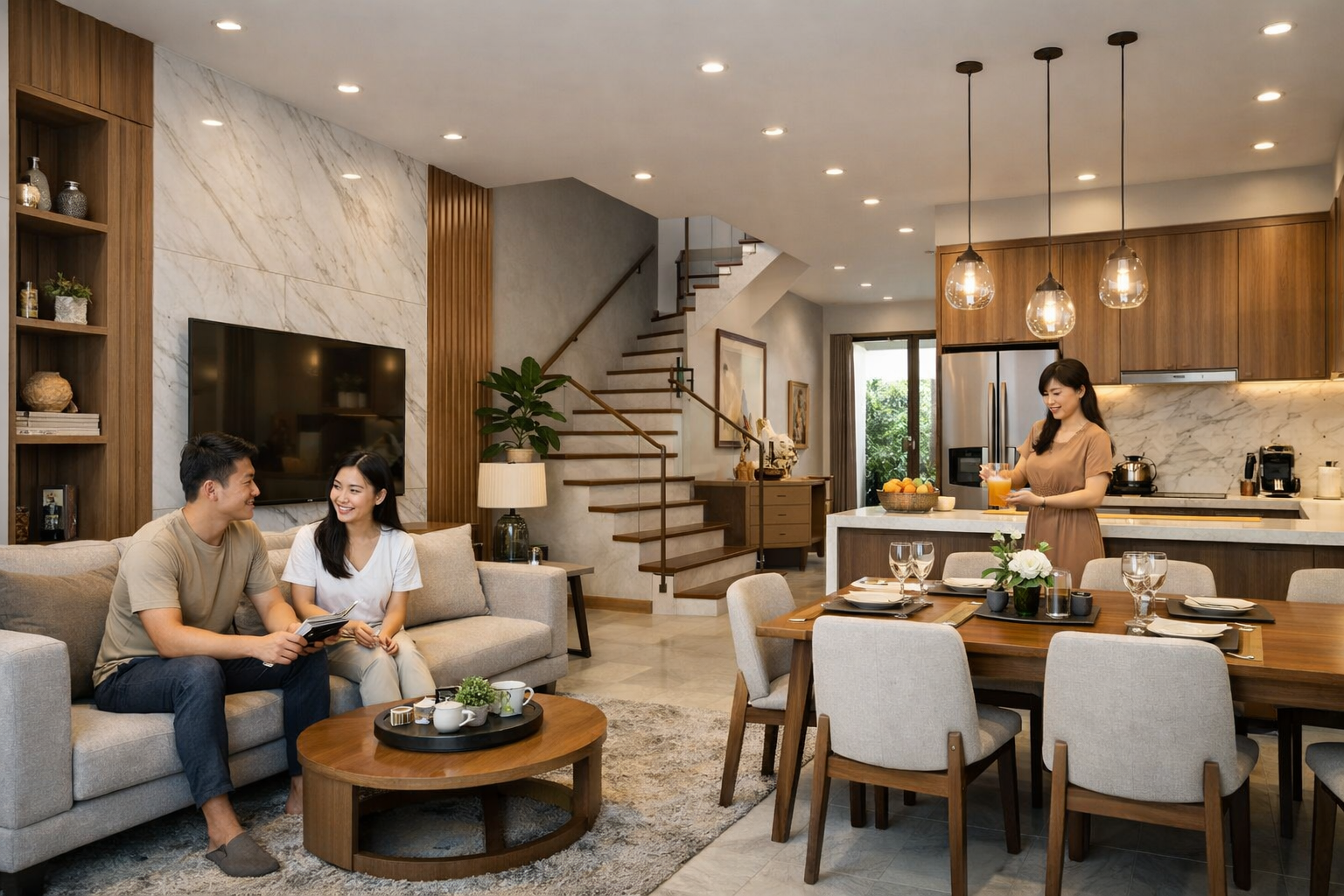 Nội thất nhà phố