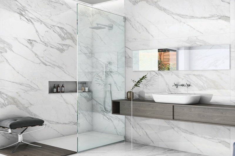 Ốp đá nhà tắm căn hộ