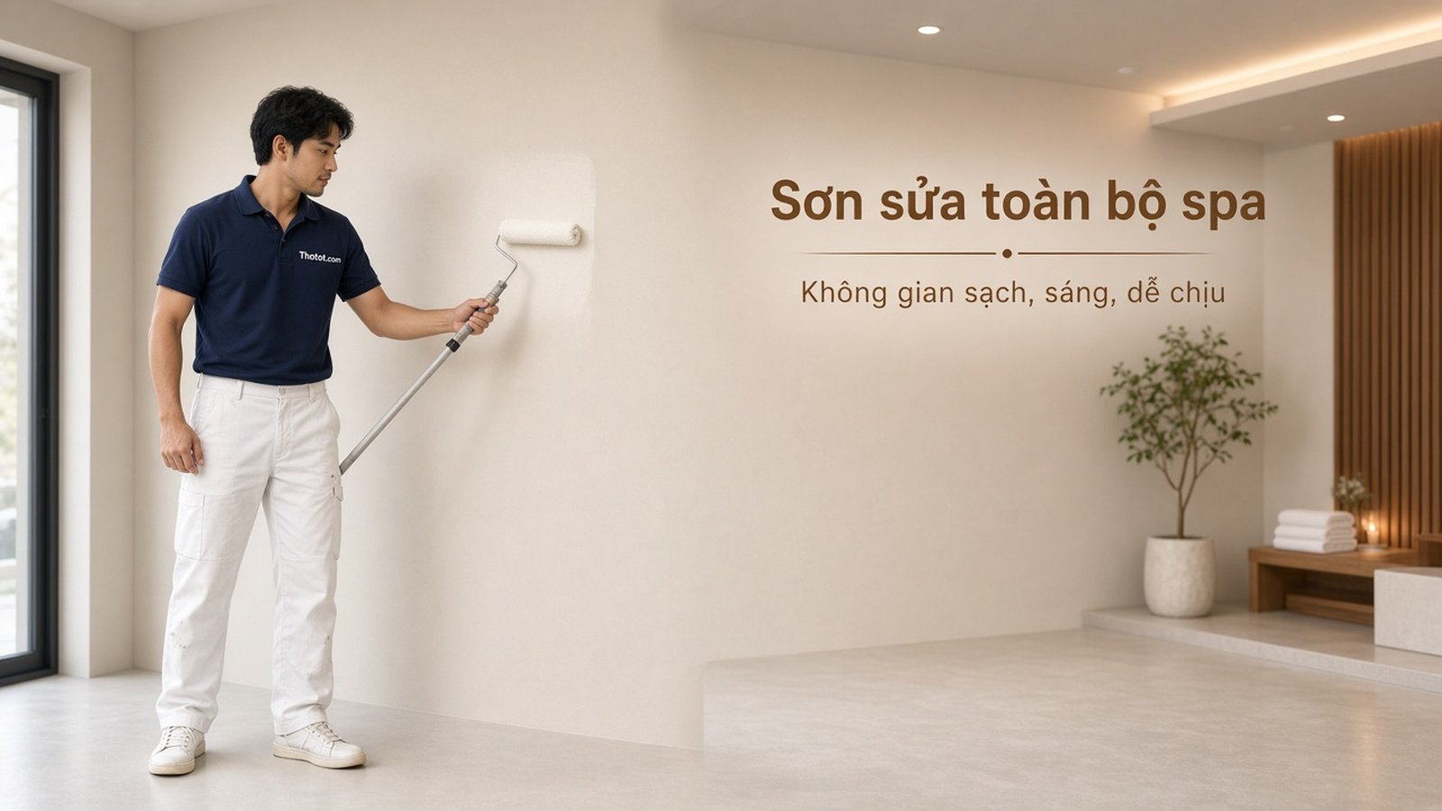 Sơn sửa toàn bộ spa