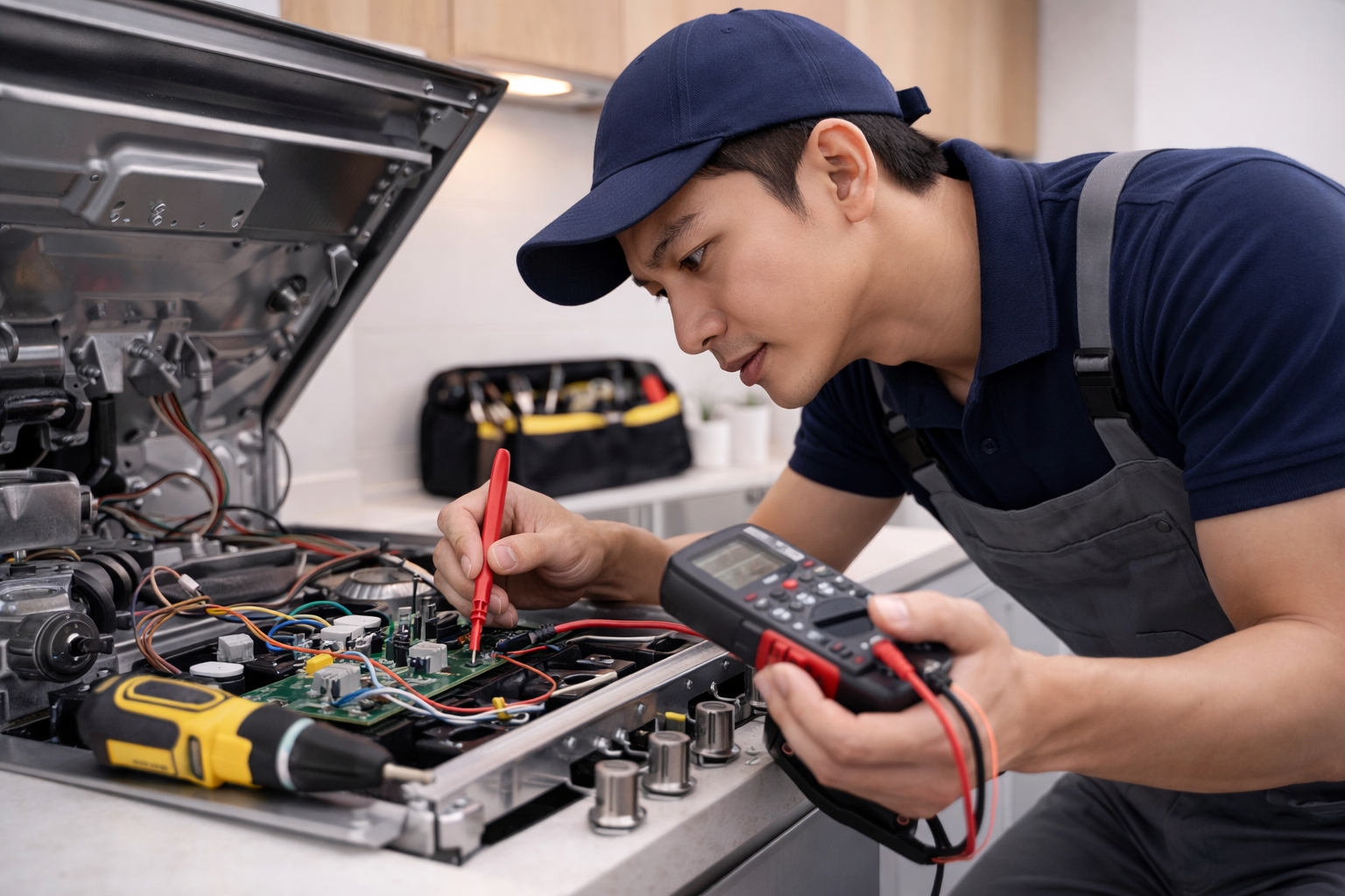 Sửa bếp không lên nguồn