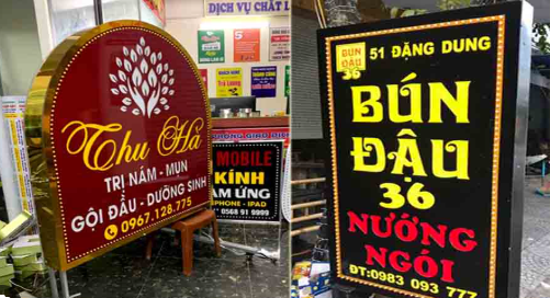 Sửa biển đứng