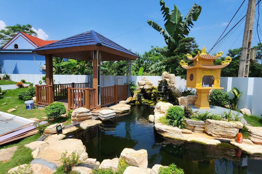 Sửa chòi sân vườn