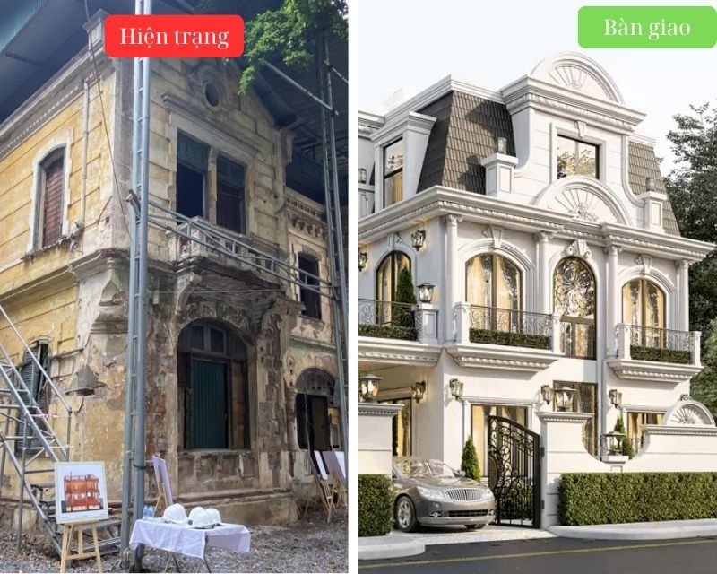 Sửa chữa biệt thự theo yêu cầu