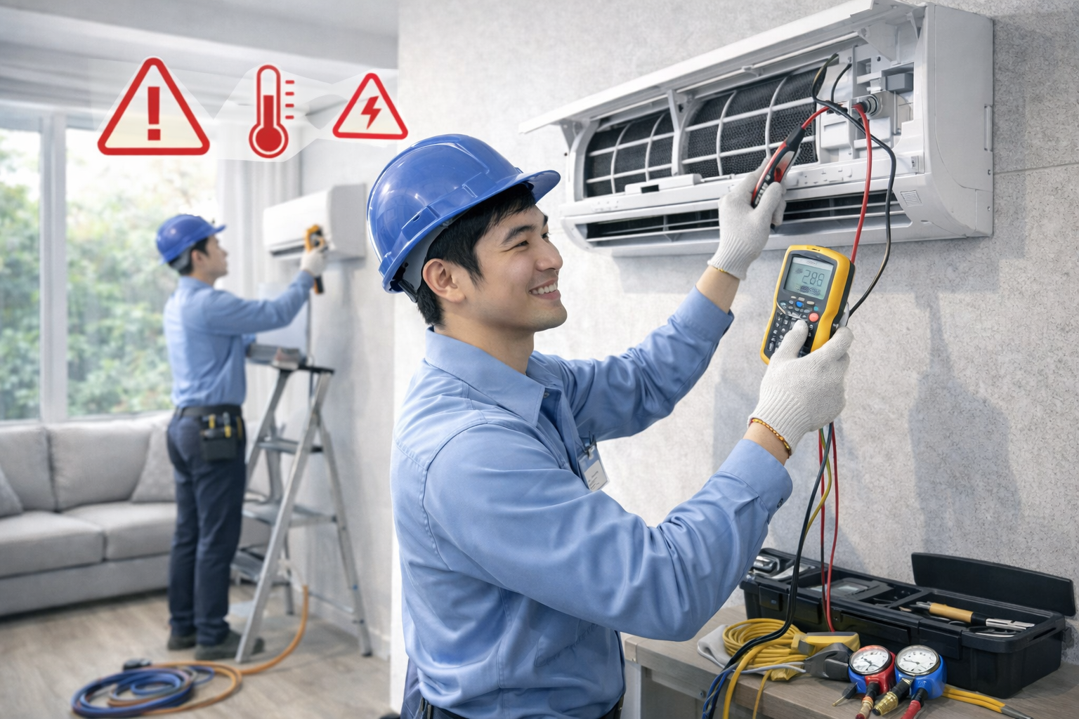 Sửa Chữa Máy Lạnh Treo Tường | Xử Lý Nhanh – Đúng Kỹ Thuật