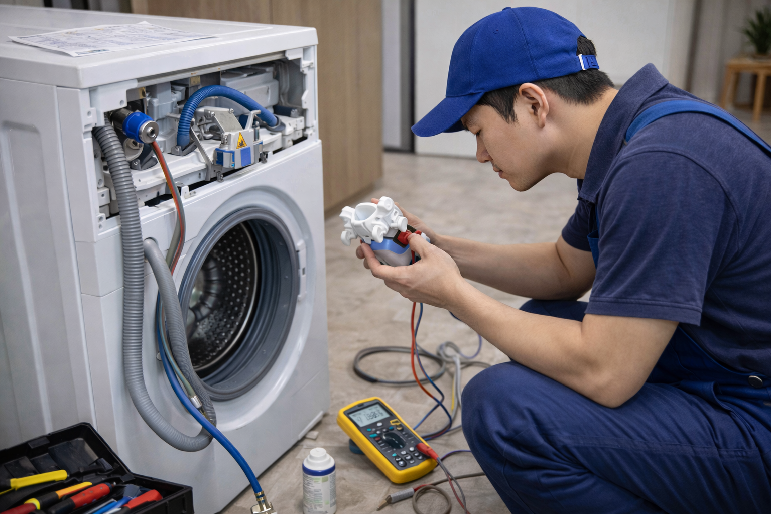 Sửa máy giặt không cấp nước