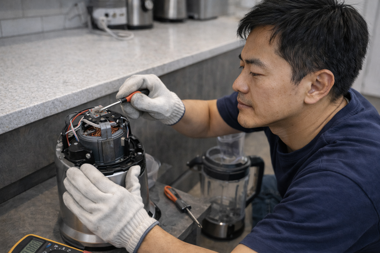 Sửa motor máy xay