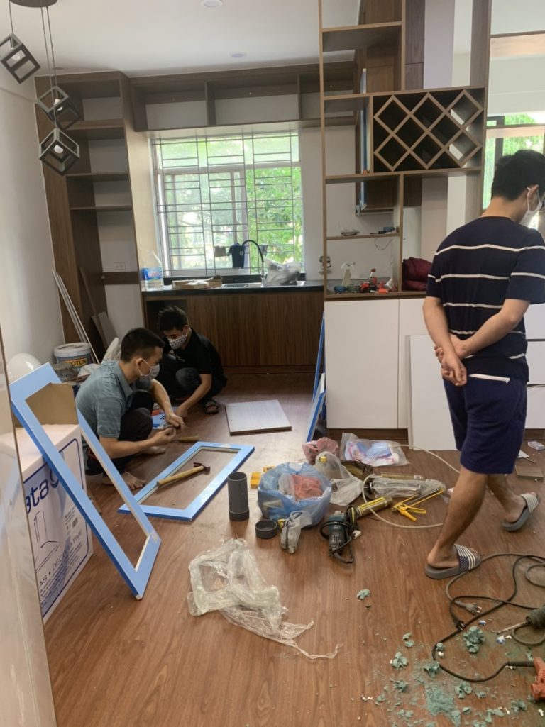 Sửa nhà bếp tại nhà căn hộ